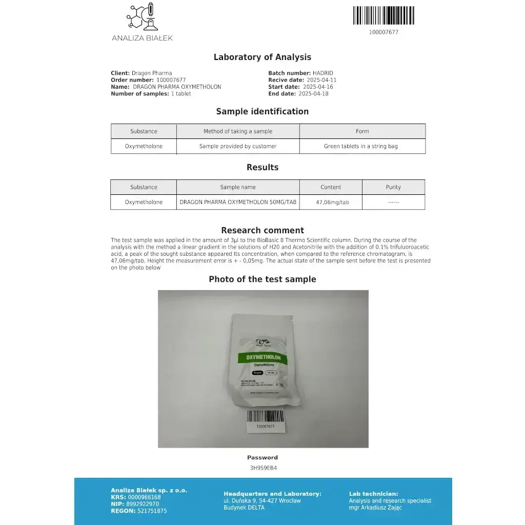 Oxymetholon 50 mg Oxymetholon 50 mg