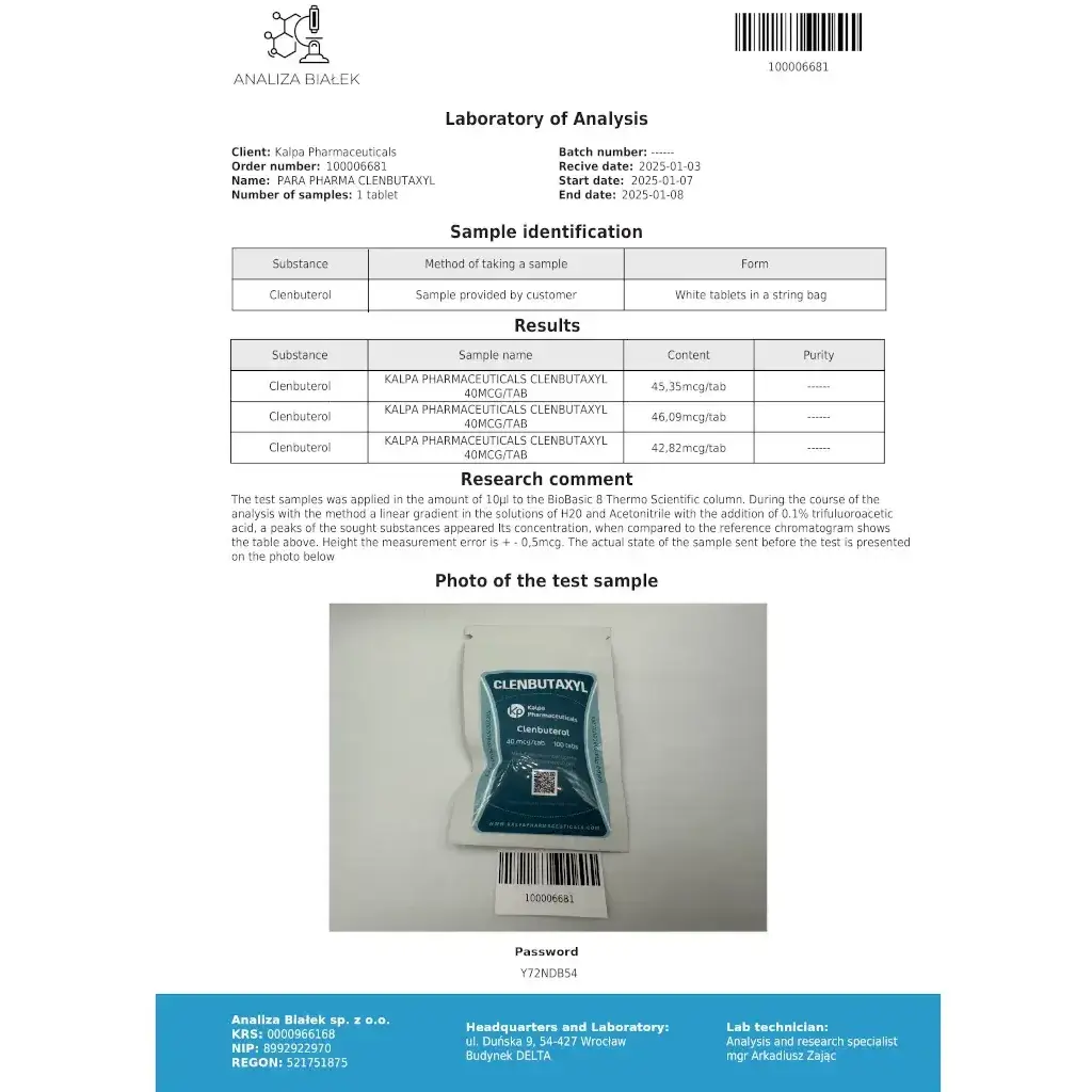 Clenbutaxyl 40 mcg Clenbutaxyl 40 mcg