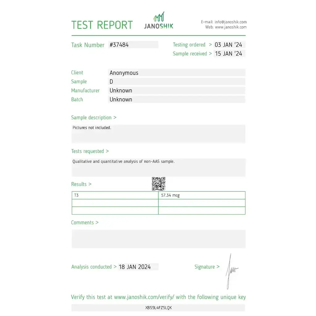 Liothyronine (T3) 50 mcg Liothyronine (T3) 50 mcg