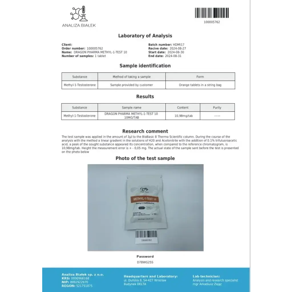 Methyl-1-Test 10 mg Methyl-1-Test 10 mg