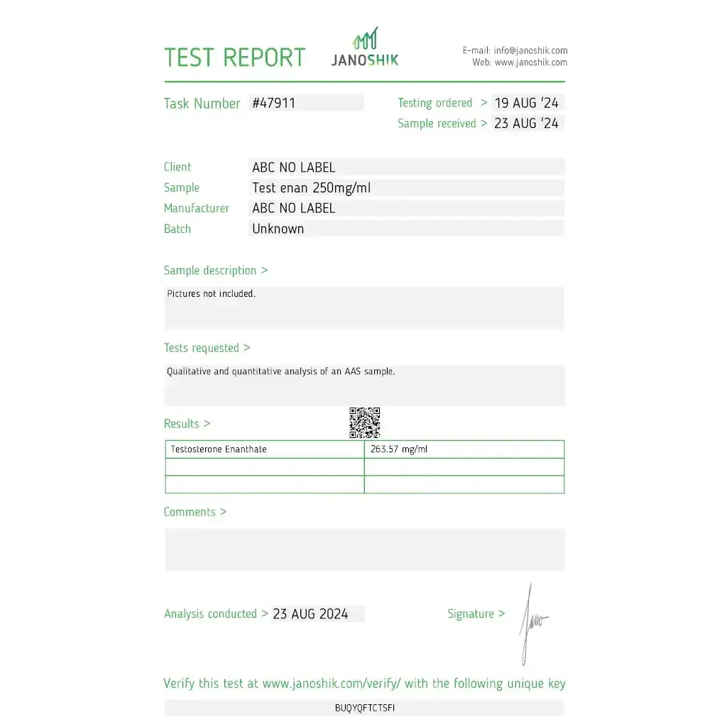 Testosterone Enanthate 250 mg Testosterone Enanthate 250 mg